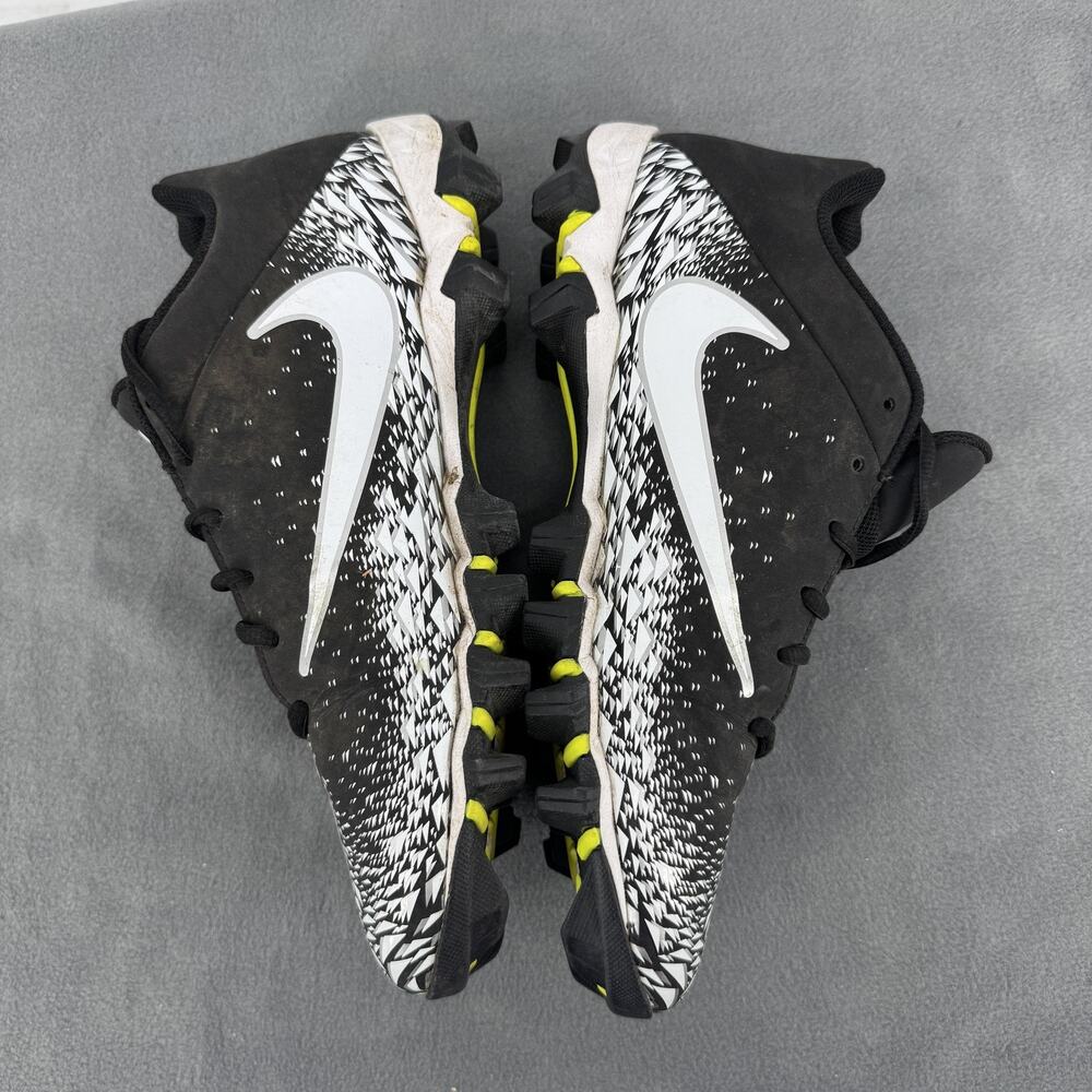 Nike Vapor Shark 2 Fastflex Football Cleats Mens 10 Black White 833391-001